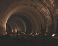 Dokončovací práce Jižní tunel